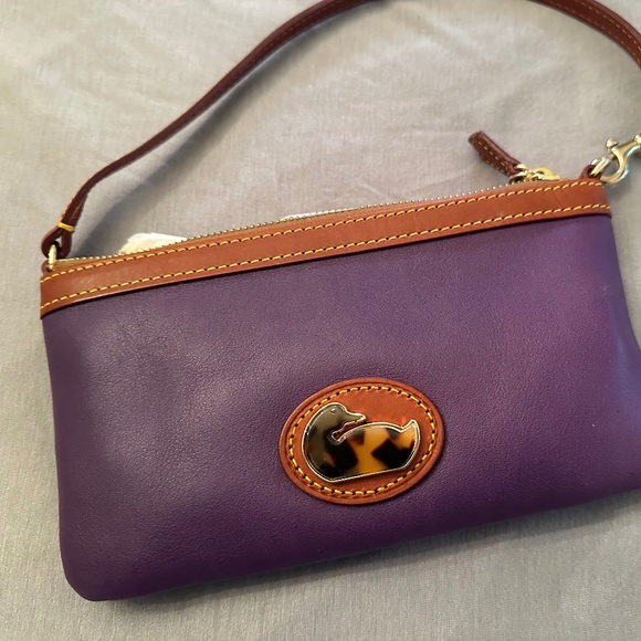 Dooney & Bourke Purple Wristlet Purse - Picture 2 of 10